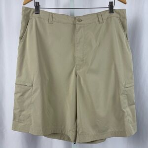 C9 Champion Men's Size 38 Khaki Golf Shorts Flat Front Active Lightweight Cargo